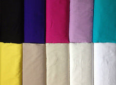 100% Solid Coloured Cotton Poplin Fabric