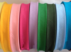 100% Cotton Bias 25mm Binding Tape - 50m Reel