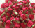 Satin Ribbon Roses with Leaves
