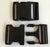 Black Delrin Side Release Buckles for Webbing