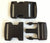 Black Delrin Side Release Buckles for Webbing