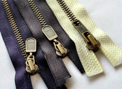 YKK Open End Zip with Metal Teeth