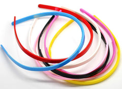 Colourful Headbands Plastic Teeth (12 Pack)