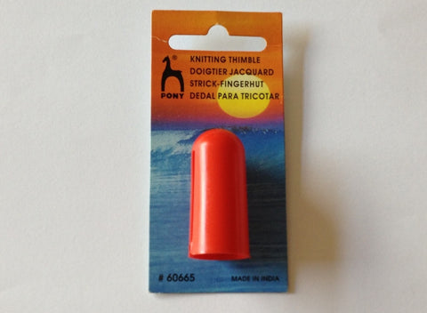 Pony Plastic Knitting Thimble