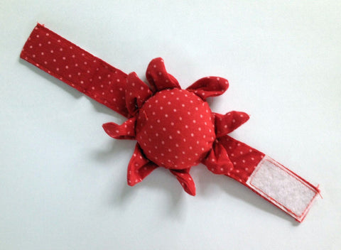 Red Pin Cushion with Wrist Strap