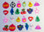 Colourful Rubber Loom Charms