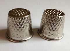 Metal Sewing Thimbles (2pcs)