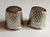 Metal Sewing Thimbles (2pcs)